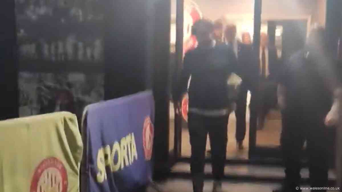 Ex-Swansea City and Rangers boss confronted by angry fan at stadium after defeat