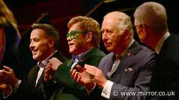 King Charles enjoys rap music before joining Sir Elton John for special performance