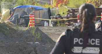 Woman dead after fire at Montreal homeless encampment