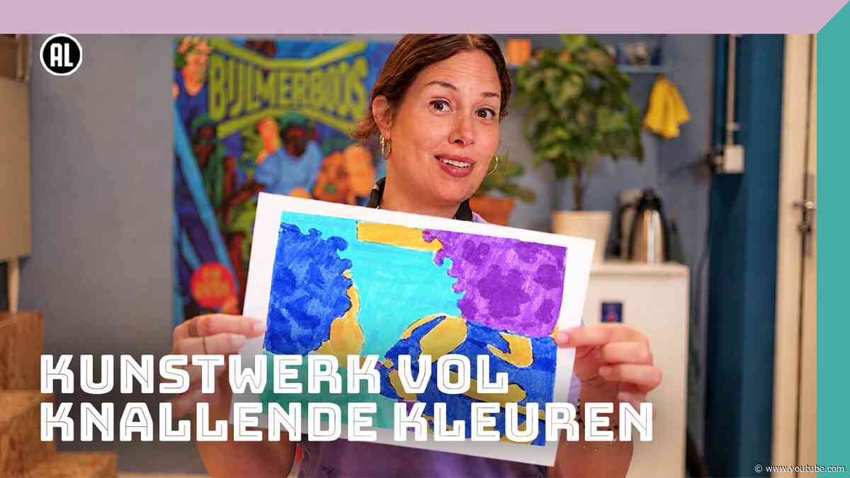 Maak een kunstwerk vol knallende kleuren | Doe Het Zelf