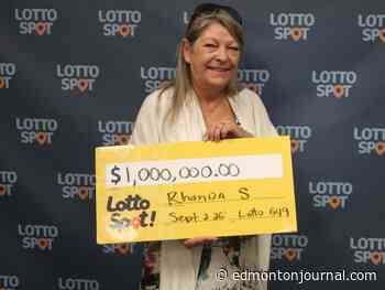 'I couldn't sleep': Edmonton woman wins $1M on Lotto 649 draw