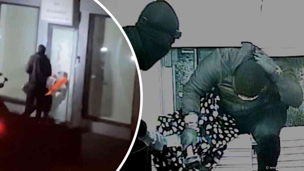 Hondsbrutale overvallers breken midden in de nacht in met zaagmachine