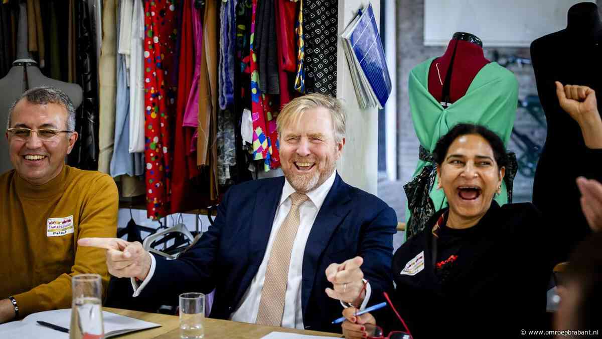 Shazia speelt taalspel met de koning: 'Hij was heel fanatiek, maar ik ook'