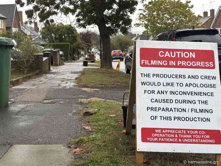 Mystery film production takes over Pinner street as crews move in