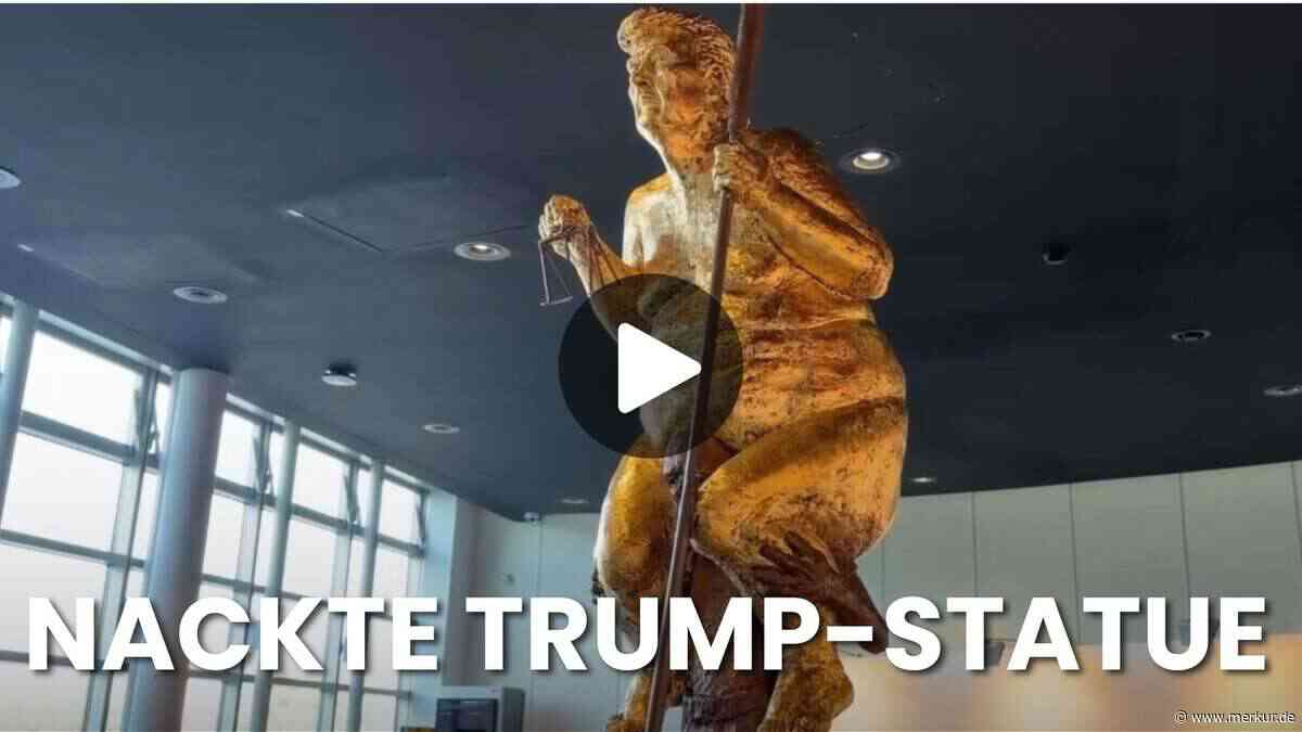 Nackte Trump-Statue sorgt im EU-Parlament für Aufsehen