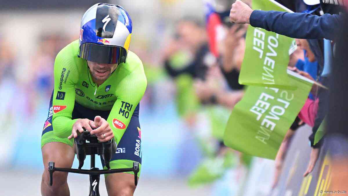 Schnellster im Zeitfahren: Altmeister Roglic triumphiert noch einmal bei Heim-EM