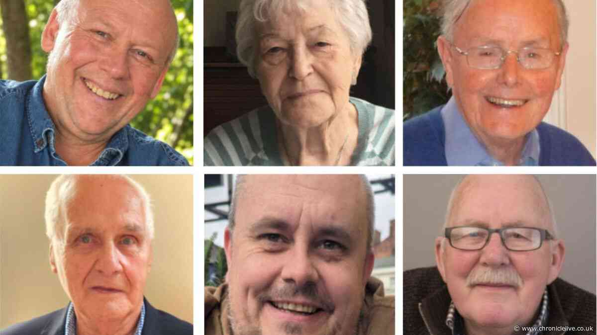 Funeral notices in the Chronicle last week including tributes to a  'beloved husband'