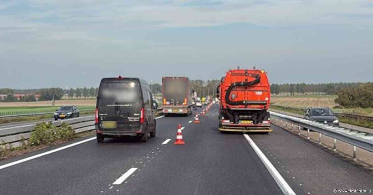 Rijstrook A6 bij Ketelbrug uren dicht door slachtafval