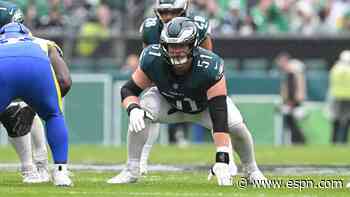 Ravens acquire two-time Pro Bowl center Jurgens in trade with Eagles