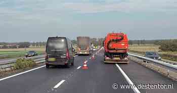 Rijstrook A6 bij Ketelbrug uren dicht door slachtafval