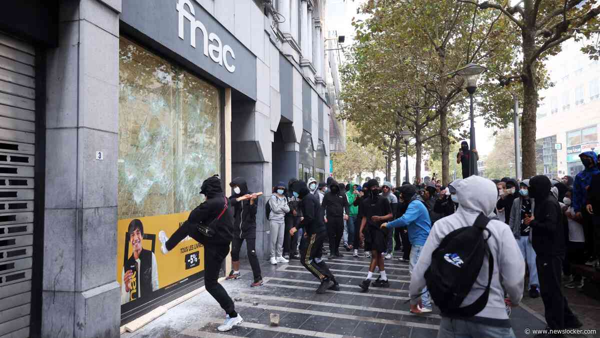 Scholierenrellen slaan over naar België: veldslag in Luik
