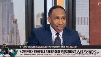 ESPN viewers turn on Stephen A. Smith over 'callous' Lane Johnson take... a day after Eagles star abruptly retired for mental health reasons