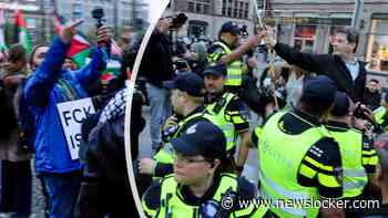 Pro-Palestina demonstranten jagen man van de Dam na 7 oktober-protest: ‘Wegwezen nazi!’