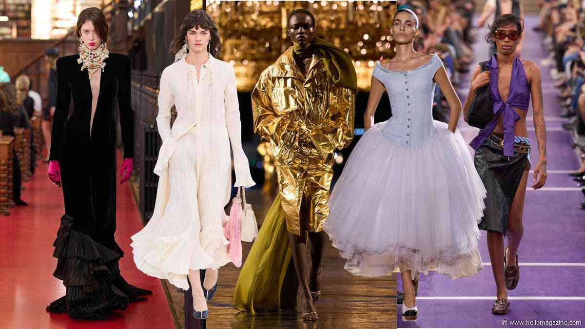 From top-to-toe gold to bruised hues - the 7 standout trends from Paris Fashion Week SS27