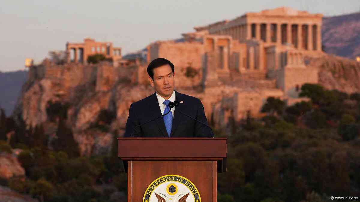 "Mut und die Stärke": Rubio wirbt in Athen für engere Zusammenarbeit des Westens