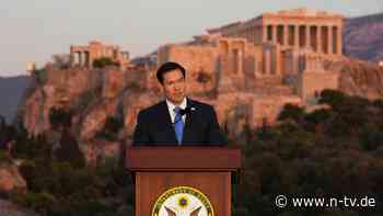 "Mut und die Stärke": Rubio wirbt in Athen für engere Zusammenarbeit des Westens
