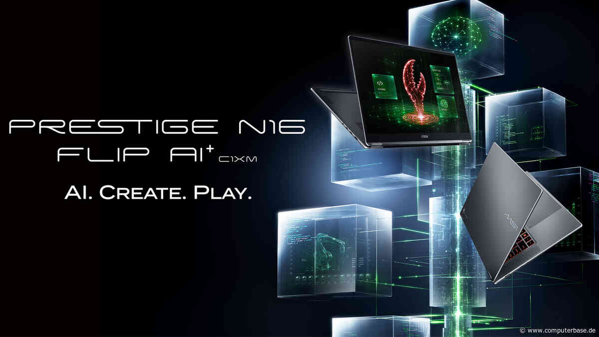 RTX-Spark-Preise: Das MSI Prestige N16 Flip AI+ (C1XMT) startet bei 3.449 Euro