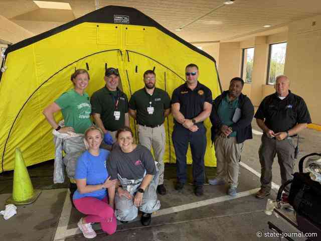 Frankfort Regional Medical Center conducts emergency decontamination drill