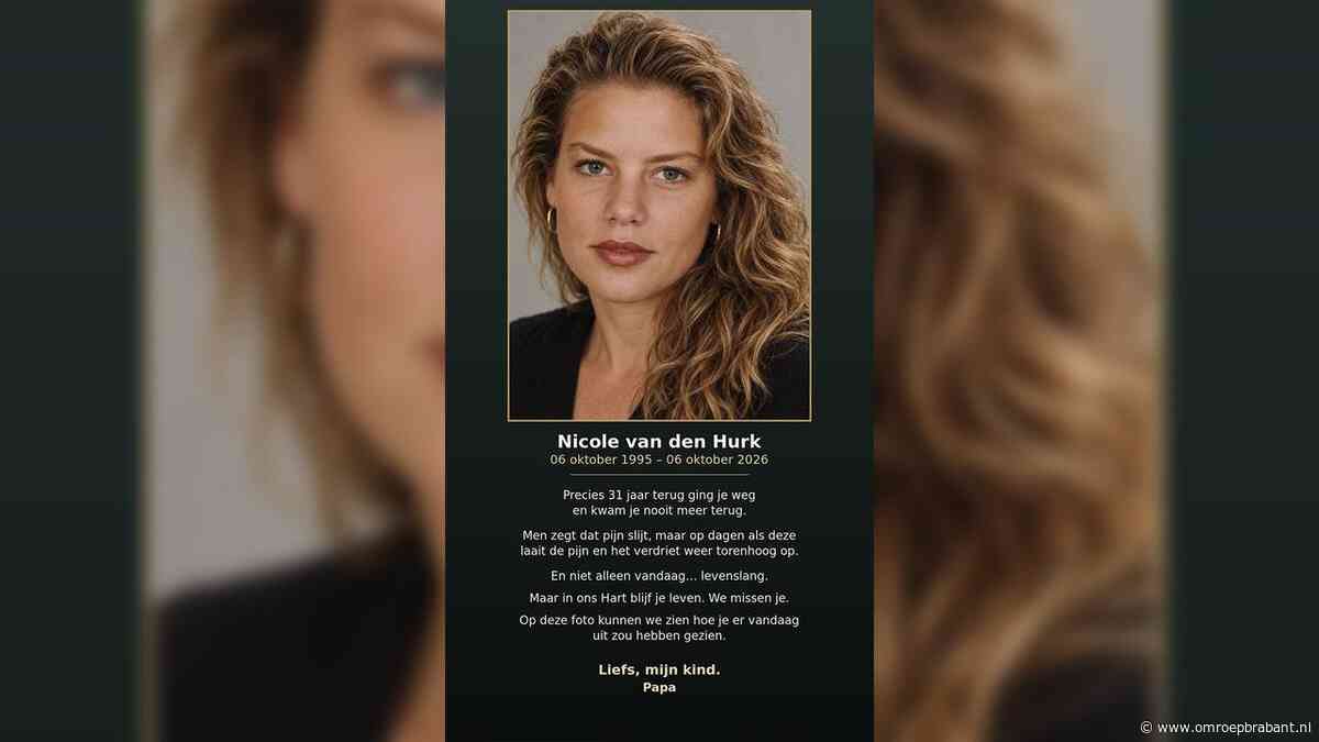 Zo zou Nicole van den Hurk er nu uitzien: AI-beeld van vader raakt velen