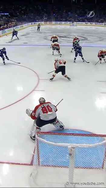 HOLMY RIPS ONE HOME 🔥 #goals #net #hockey #tampa