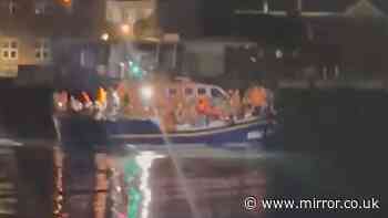 Reform councillor 'whipping up racism' with video of protestors hurling abuse at migrants on RNLI boat