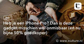 Heb je een iPhone Pro? Dan is deze gadget misschien wel onmisbaar (en nu bijna 50% goedkoper)