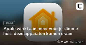 Apple werkt aan meer voor je slimme huis: deze apparaten komen eraan