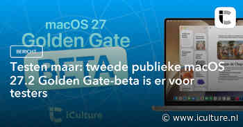 Testen maar: tweede publieke macOS 27.2 Golden Gate-beta is er voor testers