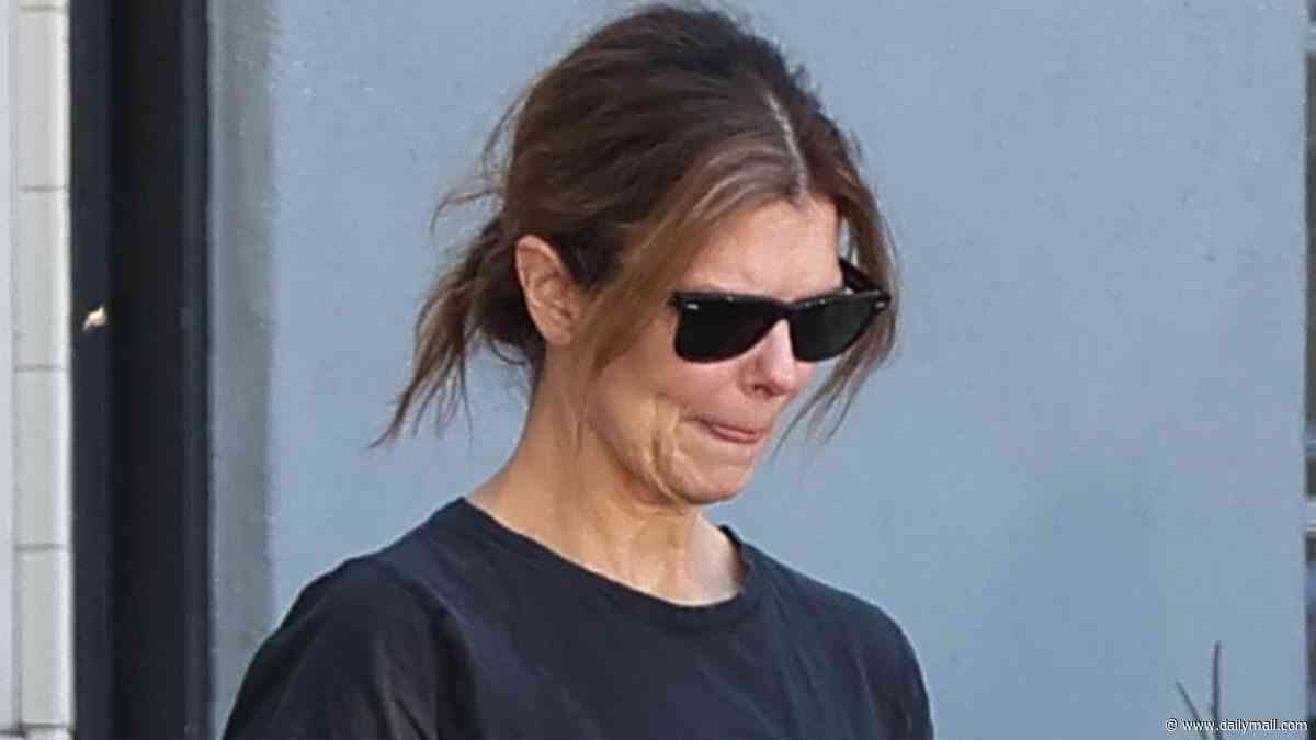 Michael Douglas' Basic Instinct co-star Jeanne Tripplehorn breaks cover with husband after Hollywood icon revealed their affair