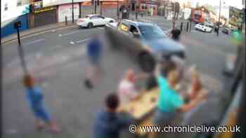 See moment members of Sayers family allegedly attack car following feud