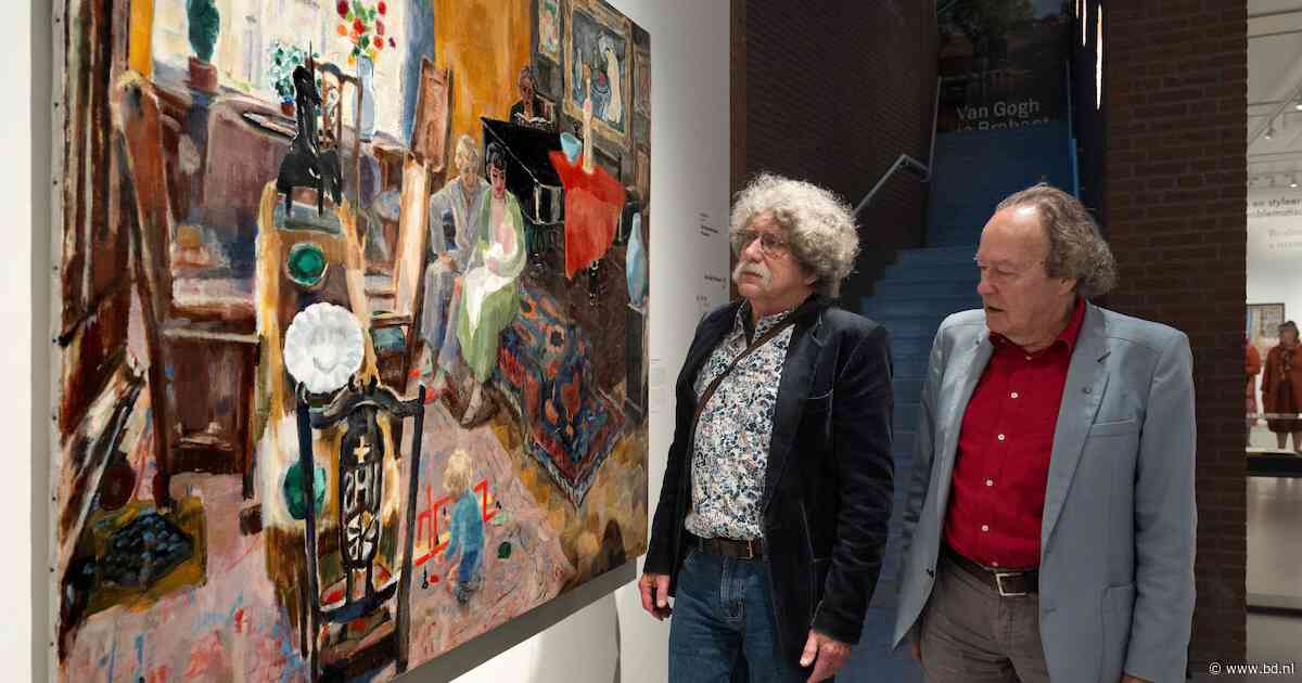 Kleinkinderen van Jan Sluijters brengen familieverhalen naar het museum: ‘Ik ben dus de baby op het schilderij’