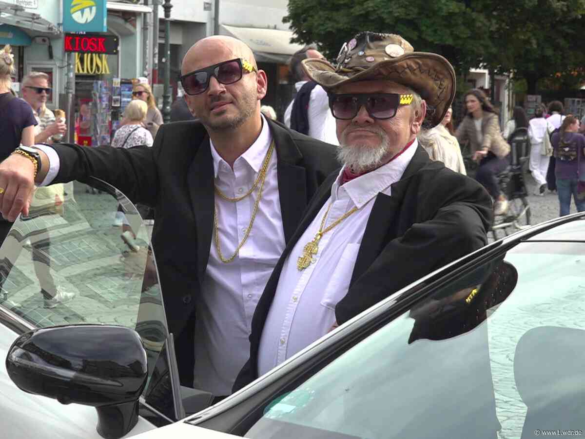 Bettelverbot: Protest mit Luxuslimousine