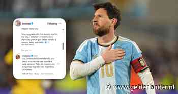 Lionel Messi komt met dankwoord na afscheid bij Argentinië, Cristiano Ronaldo reageert meteen