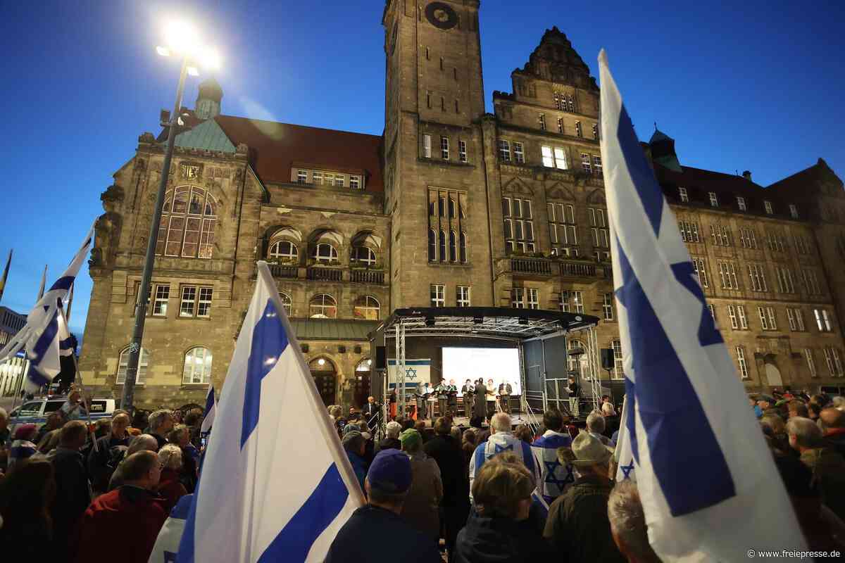 Chemnitz gedenkt der Opfer des Hamas-Angriffs auf Israel