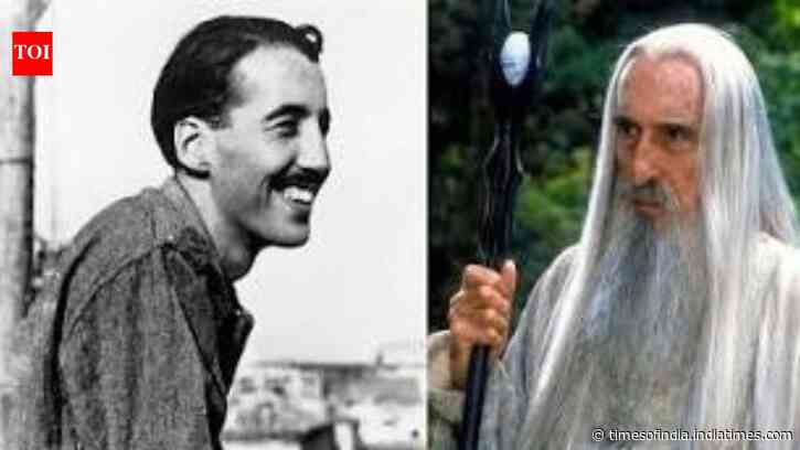 Before his iconic roles Christopher Lee served in British intelligence during WWII