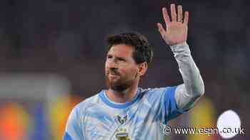 Ronaldo leads tributes to Messi after Argentina farewell