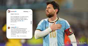 Lionel Messi komt met dankwoord na afscheid bij Argentinië, Cristiano Ronaldo reageert meteen