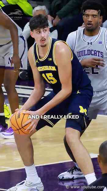 Aday Mara talks about his journey to Michigan 💯
