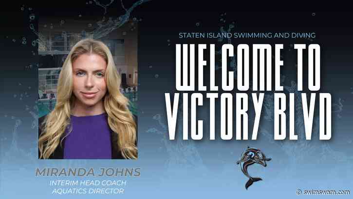 College of Staten Island Announces Miranda Johns As Interim Head Swim Coach & Aquatics Director