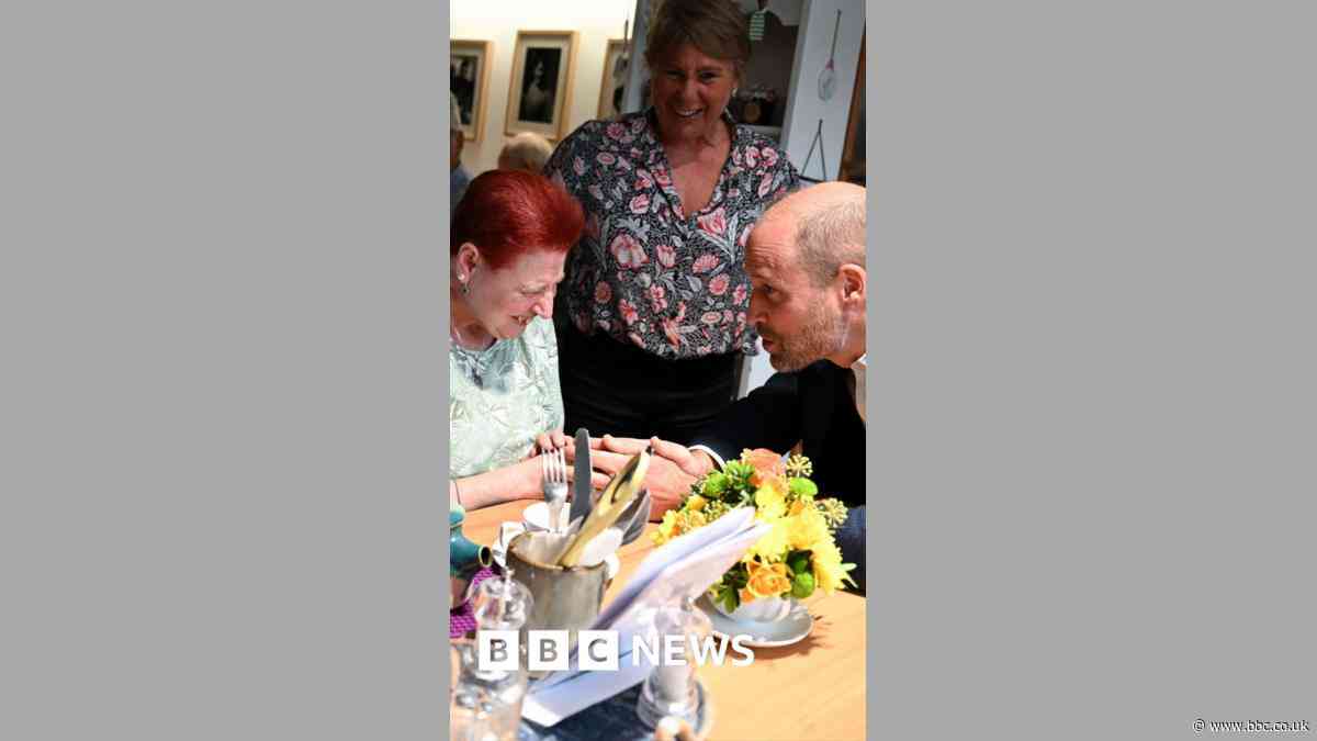 Chatting to Prince William was 'like talking to a friend'