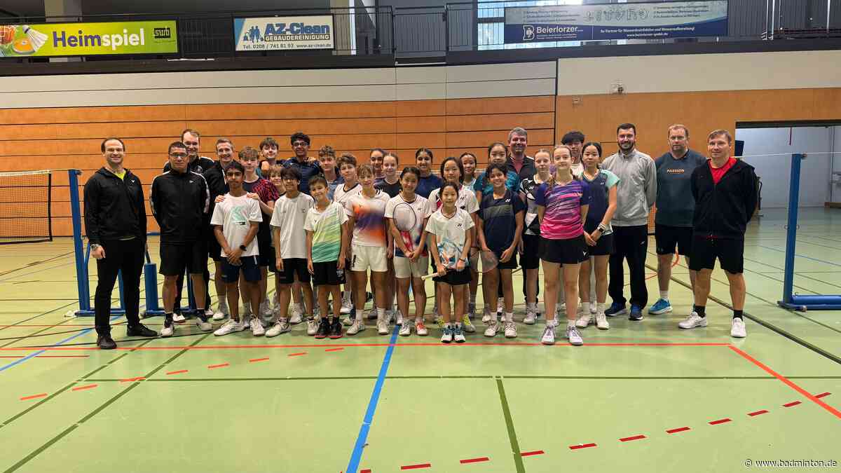 Gemeinsamer DBV-U11 und U15-Lehrgang in Mülheim