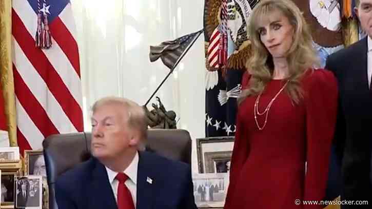 Susan Dell opnieuw viraal naast Trump: ‘Wat is er met haar gebeurd?’