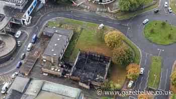 Boy, 14, arrested after inferno that gutted derelict Billingham library