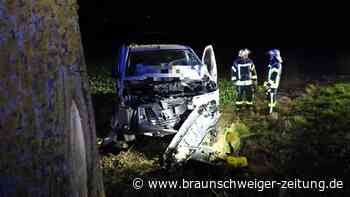 Verkehrsunfall auf K51 bei Vallstedt: Transporter prallt gegen Straßenbaum