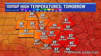 Pleasant mornings and very warm afternoons continue