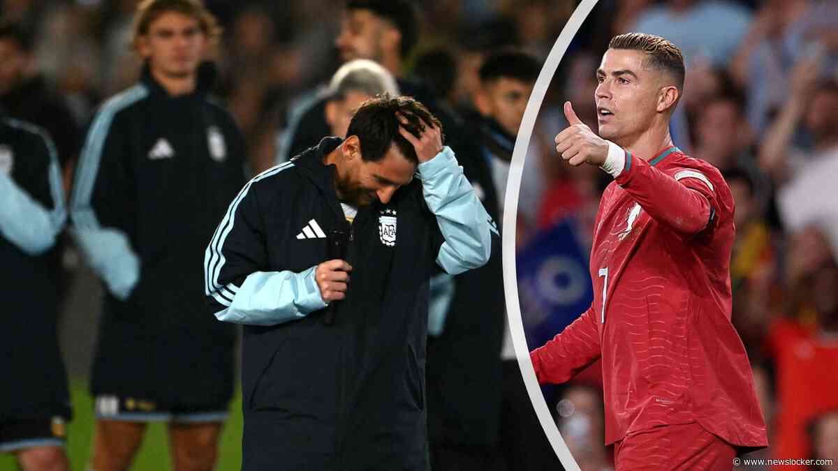 Cristiano Ronaldo reageert met mooie woorden op afscheid van Lionel Messi bij Argentinië: ’Al mijn respect voor wat je bereikt hebt’