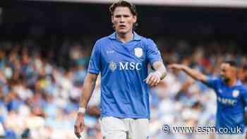 McTominay back in Napoli training after heart procedure
