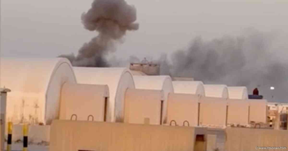 New videos capture Iranian strikes on U.S. base in Kuwait