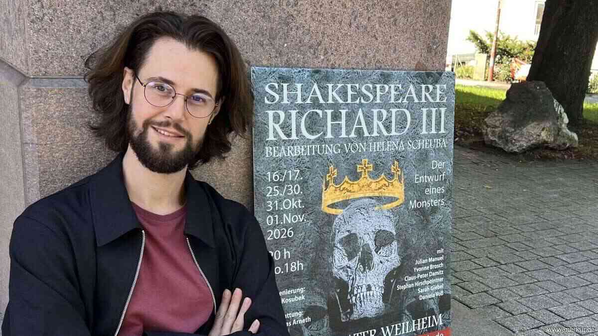 Mit 13 als Statist, jetzt als Profi: Junger Schauspieler kehrt zu den Weilheimer Festspielen zurück