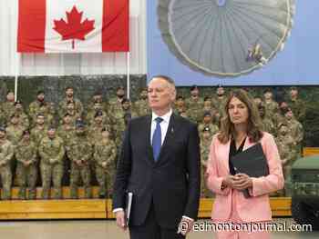Canada's defence minister hails Alberta's role in national security ahead of Oct. 19 referendum